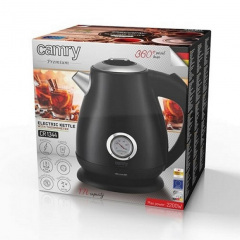 Електричний чайник з термометром Camry CR 1344 чорний 1.7 л Хуст