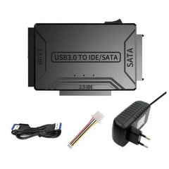 Перехідник на жорсткий диск SSD/HDD 3-в-1 TISHRIC 8764 SATA-USB IDE Житомир