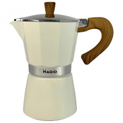 Кофеварка гейзерная 300 мл MAGIO MG-1008 White Бровары