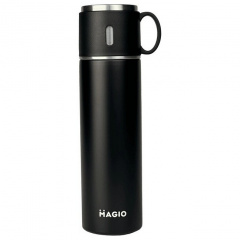 Вакуумний термос 500 мл MAGIO MG-1046B Black Київ