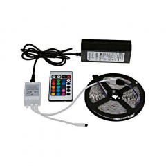 Світлодіодна стрічка в комплекті блок живлення та пульт SMD 5050 RGB (003357) CNV Гайсин