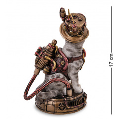 Интерьерная фигурка в стиле Стимпанк Mr. Cat Veronese 17 см Разноцветный AL229304 Токмак