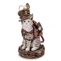 Интерьерная фигурка в стиле Стимпанк Mr. Cat Veronese 17 см Разноцветный AL229304 Токмак