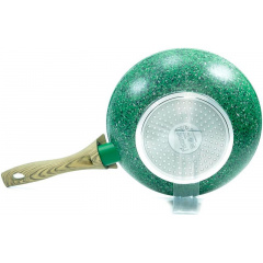 Сковородка-вок с антипригарным покрытием Fissman EcoStone Malachite 28 см (DP60798) Умань