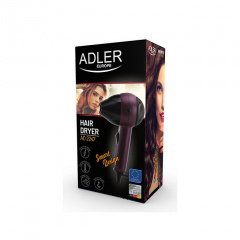 Фен Adler AD 2247 1400W дорожній з насадкою концентратором 330 г Бузковий Одеса
