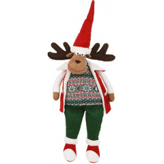 Декоративна іграшка Deer in a vest 61 см Різнокольоровий BonaDi DP232377 Братське