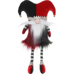 Декоративна іграшка Dwarf in a jester costume 43 см Різнокольоровий BonaDi DP232197 Чернігів