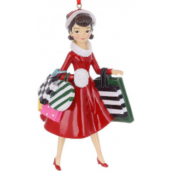 Ялинкова іграшка BonaDi Christmas shopping 9х6х15 см Різнокольоровий DP232144 Житомир