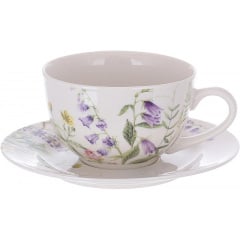 Набір чайний BonaDi Floral 300 мл Різнокольоровий 6 шт DP230915 Оріхів