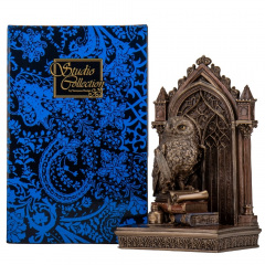 Інтер'єрна статуетка Сова 24х11х14 см Veronese Коричневий AL229455 Ромни