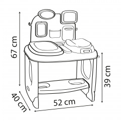 Кукольный игровой центр со звуком светом и аксессуарами Smoby IG-OL218779 Фастів