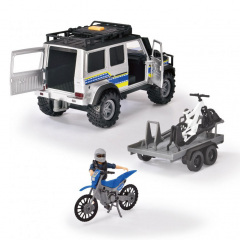 Іграшкова машинка Dickie Toys Джип Police зі звуковими та світловими ефектами 40 см Різнокольоровий (OL218367) Ніжин