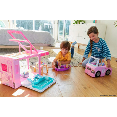 Фургон Барби Кемпер-трансформер для путешествий 3в1 DreamCamper Vehicle Mattel IR78109 Черновцы