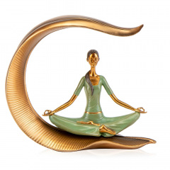 Фігурка інтер'єрна Girl in the lotus position 27 см ArtDeco AL117996 Ірпінь