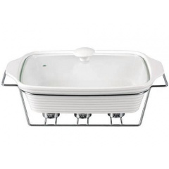 Мармит Food Warmer керамическая форма 3л 38см с подогревом Kamille DP37025 Ворожба