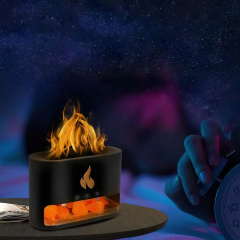 Увлажнитель воздуха соляная лампа Docsal Flame 3в1 с эффектом пламени CNV Одесса
