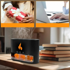 Увлажнитель воздуха соляная лампа Docsal Flame 3в1 с эффектом пламени CNV Одесса