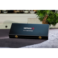 Набор из 3-х кухонных ножей Samura Mo-V Stonewash в подарочной коробке (SM-0220B) Винница