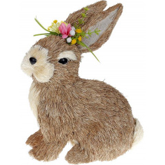 Фигурка интерьерная Rabbit with Flowers 21x13x31 см Bona DP118206 Хуст