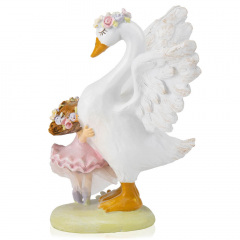 Фигурка интерьерная Embrace with a swan 16.5 см Lefard AL117965 Буча
