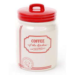 Банка Bona керамическая Red - Blue COFFEE 900 мл Red DP37710 Харків