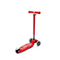 Самокат детский Deluxe led red до 50 кг 3-х колесный Micro DD659976 Одесса