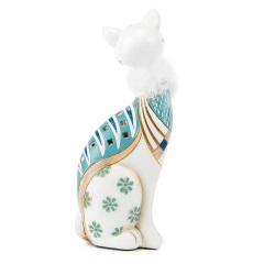 Фігурка інтер'єрна White cat 24 см ArtDeco AL117947 Броди