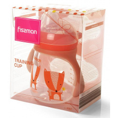 Бутылочка для кормления детская Baby Хитрый лис 260 мл с ручками Fissman DP43977 Тернополь