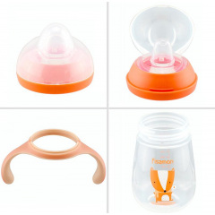 Бутылочка для кормления детская Baby Хитрый лис 260 мл с ручками Fissman DP43977 Тернополь