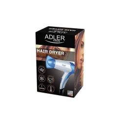 Фен складний дорожній Adler AD 2222 1200Вт білий з синім Камінь-Каширський
