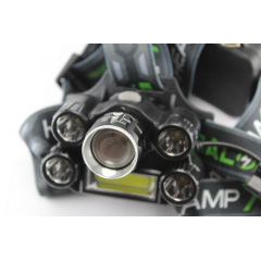 Фонарик налобный фонарь Bailong BL-T64-T6 4XPE COB Черный (006853) Софиевская Борщаговка