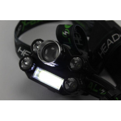 Фонарик налобный фонарь Bailong BL-T64-T6 4XPE COB Черный (006853) Софиевская Борщаговка