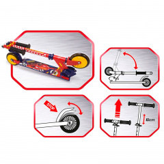 Двухколесный cамокат Тачки 70 х 32 х 83 см IG-OL185775 Smoby Київ