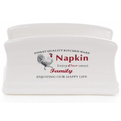 Подставка для салфеток Тоскана NAPKIN 13х6х7 см салфетница Bona DP41561 Ізюм