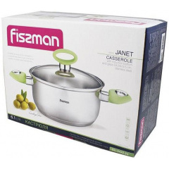 Кастрюля Fissman Janet 6.1л из нержавеющей стали с индукционным дном DP36670 Полтава