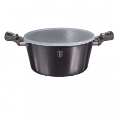 Каструля з кришкою 30 см 8 л Berlinger Haus Metallic Line Carbon Pro Edition (BH-6924) Фастів