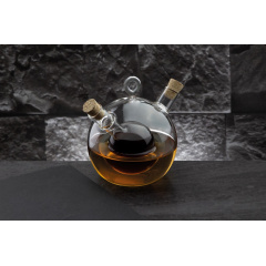 Ємність для олії та оцту подвійна Berlinger Haus Black Silver Collection (BH-7810) Виноградів