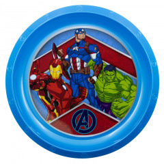 Тарілка дитяча пластикова 21,5х21,5х1,9 см Stor Avengers (74112) Харків