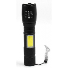 Фонарь аккумуляторный портативный BL-Т6-29 с USB 5385, черный Киев