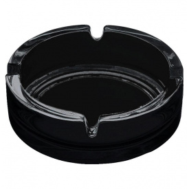 Набір попільничок круглих Ashtray Black 107мм 2шт Pasabahce DP41626