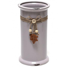 Ваза ceramic настольная Shabby Chic диаметр 12.6 см, высота 22.8 см Bona DP41668