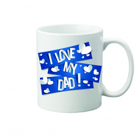 Чашка с принтом Vivay I love my dad 330 мл Белый (hub_pxgqq5)