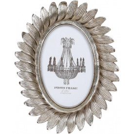 Фоторамка Пелюстки для фото 10х15см состаренное срібло BonaDi DP68420