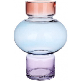 Скляна ваза BonaDi Taru 18х30 см Різнокольоровий DP233181