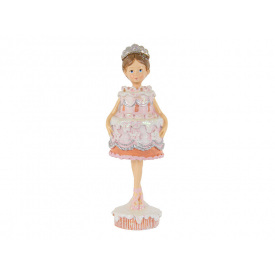 Интерьерная фигурка Girl cake 17 см Lefard Разноцветный AL230409