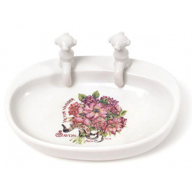 Мыльница SAVON 14х10х5.5 см фарфор Bona DP41868