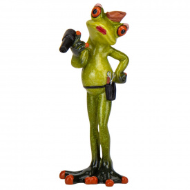 Фигурка Zhabka Парикмахер 17x7 см ArtDeco Разноцветный AL229320