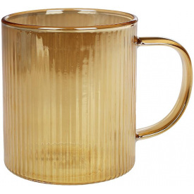 Скляний кухоль BonaDi Amber 350 мл Коричневий DP231594