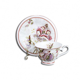 Чашка и блюдце Lefard Primavera 200 мл Разноцветный BR228506