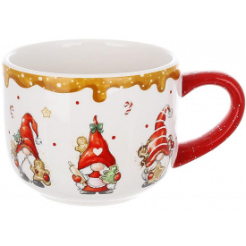 Новорічний гурток BonaDi Gnomes with gingerbread 550 мл Різнокольоровий DP232355